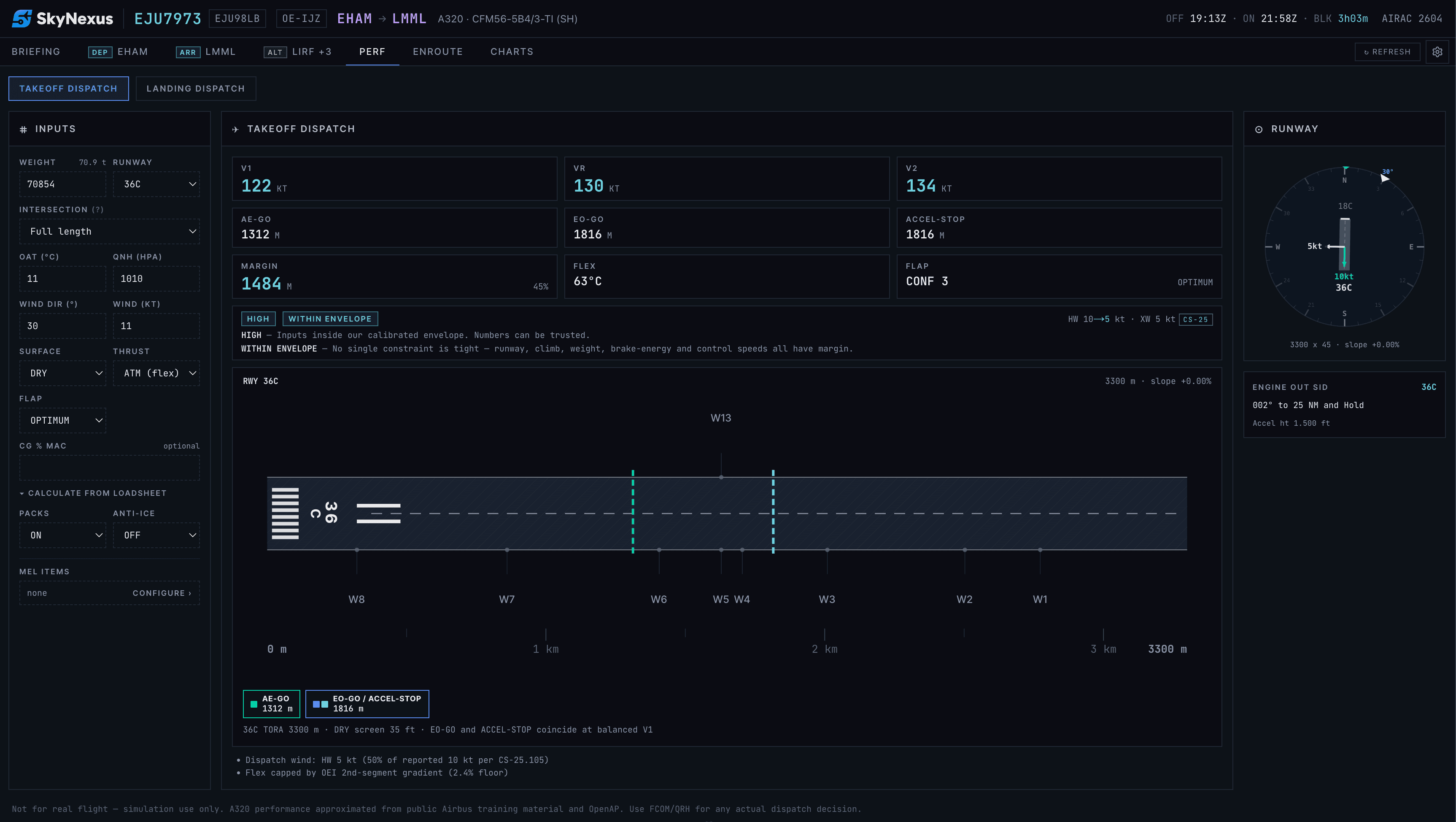 SkyNexus EFB Performance Calculator